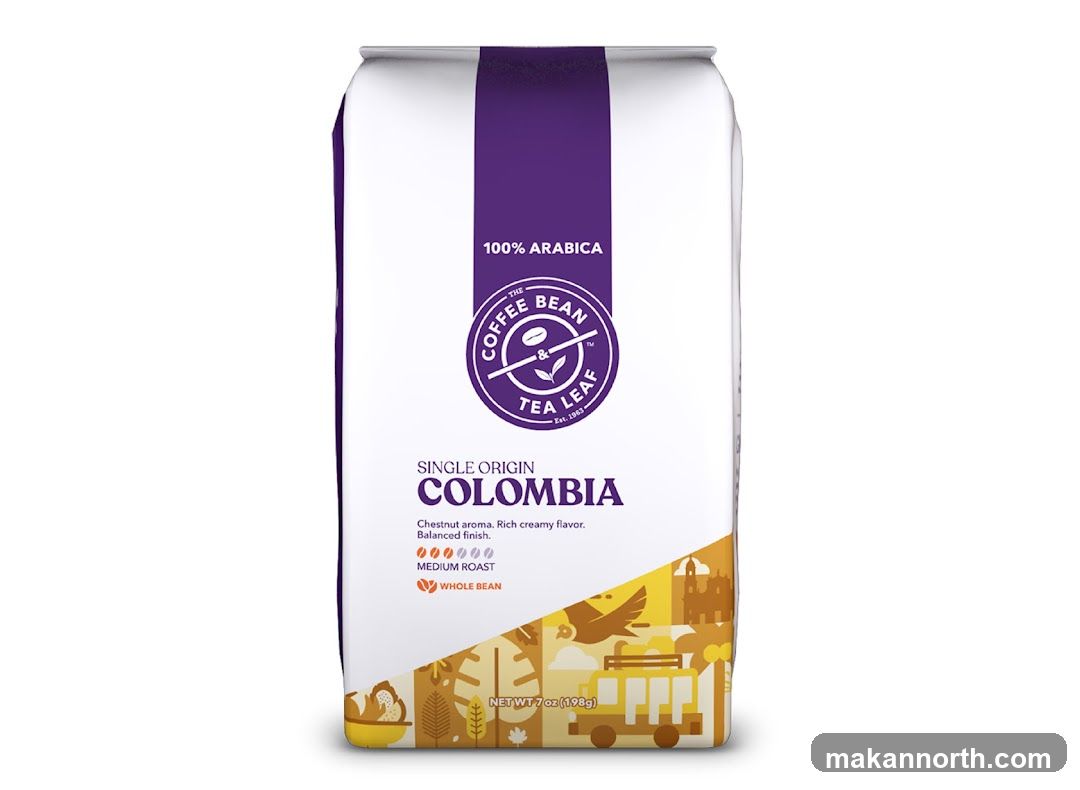 Coffee Bean & Tea Leaf Single Origin Colombia Coffee Bag