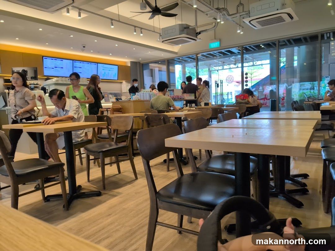 Cafe Interior with Patrons