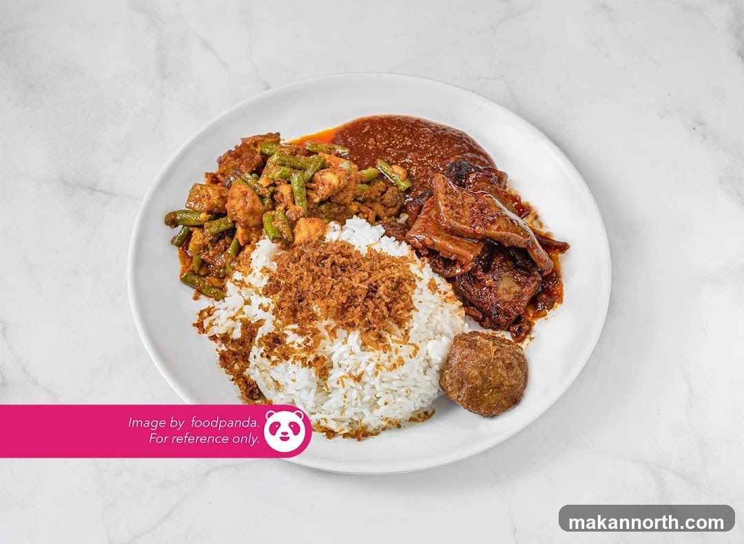 Rice dish with various toppings