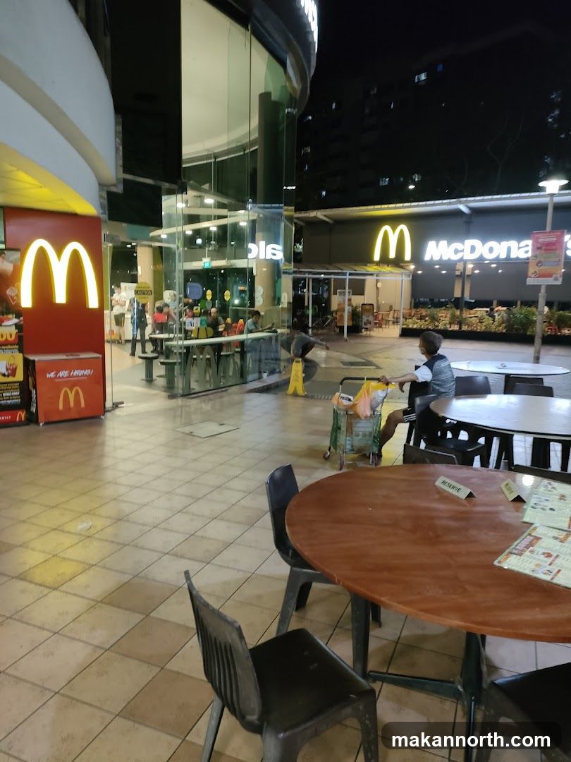 McDonald's Exterior at Night