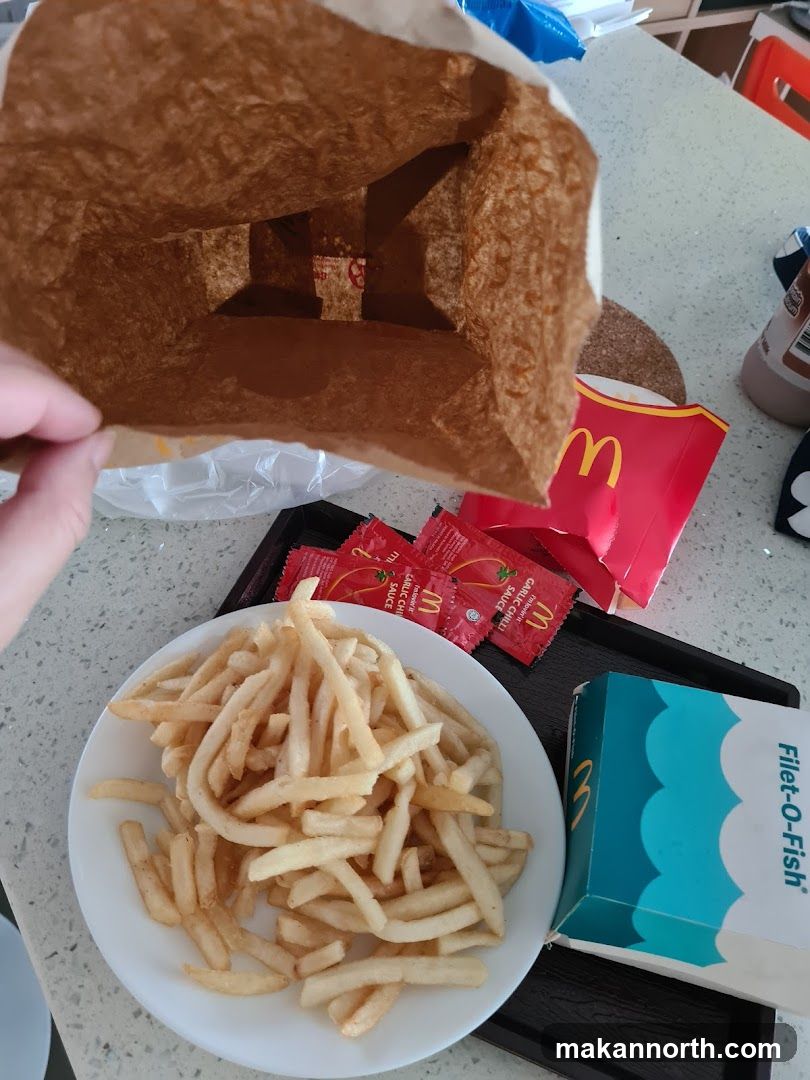 French Fries and Filet-O-Fish
