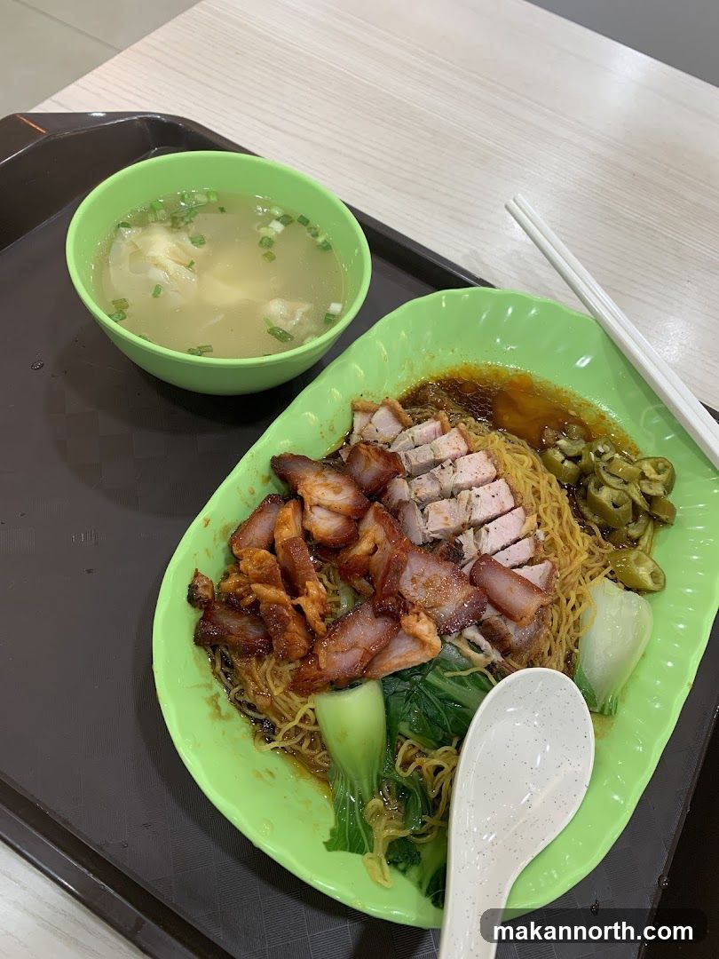 Noodles with Char Siu and Wontons