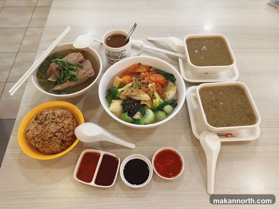 Table with a meal