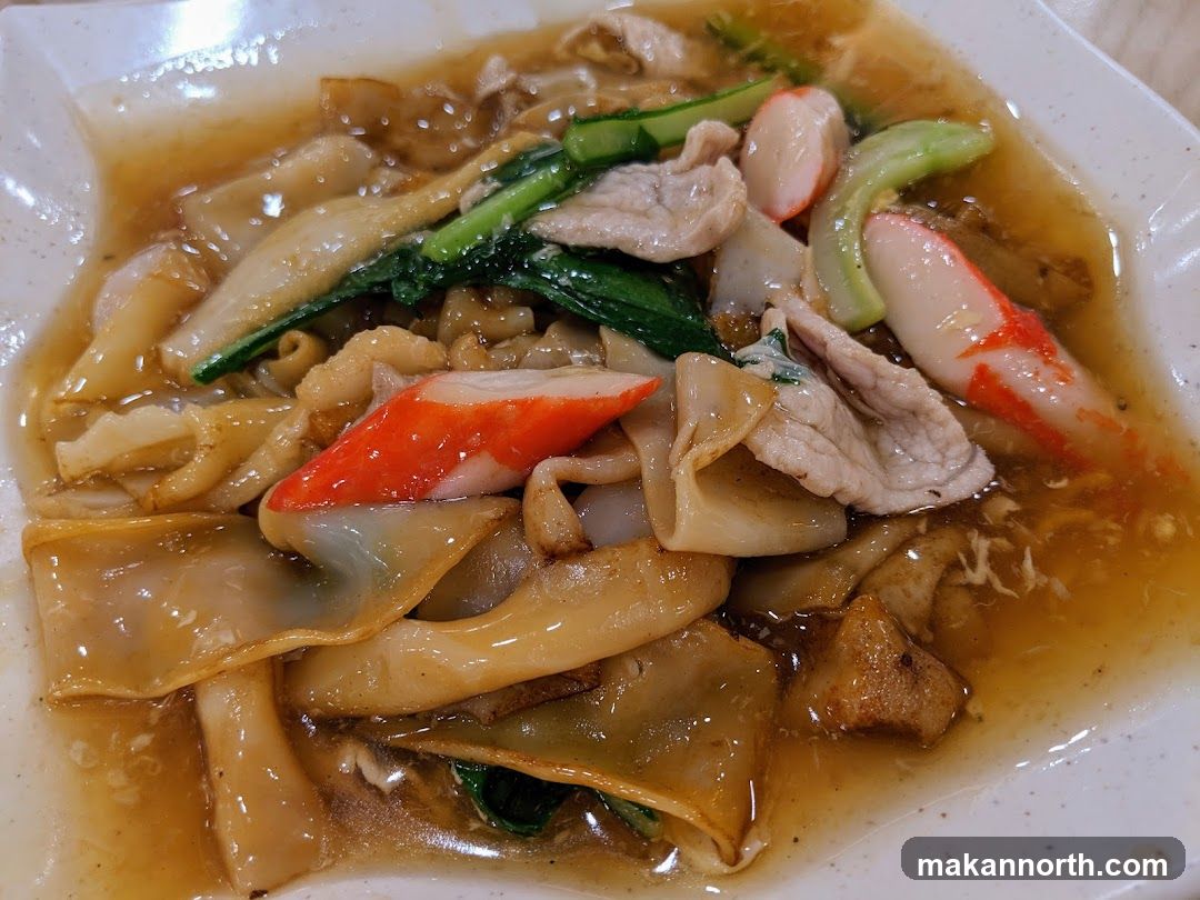 Noodles with Meat and Seafood