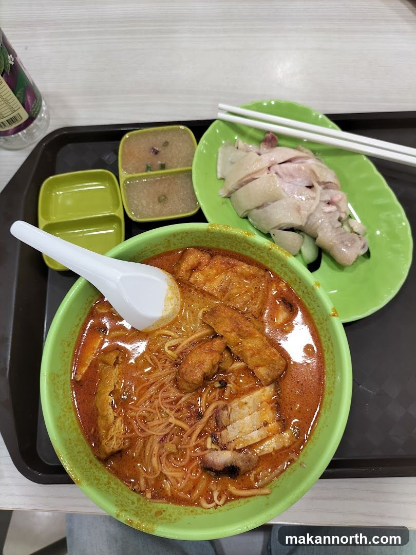 Curry Noodles and Chicken