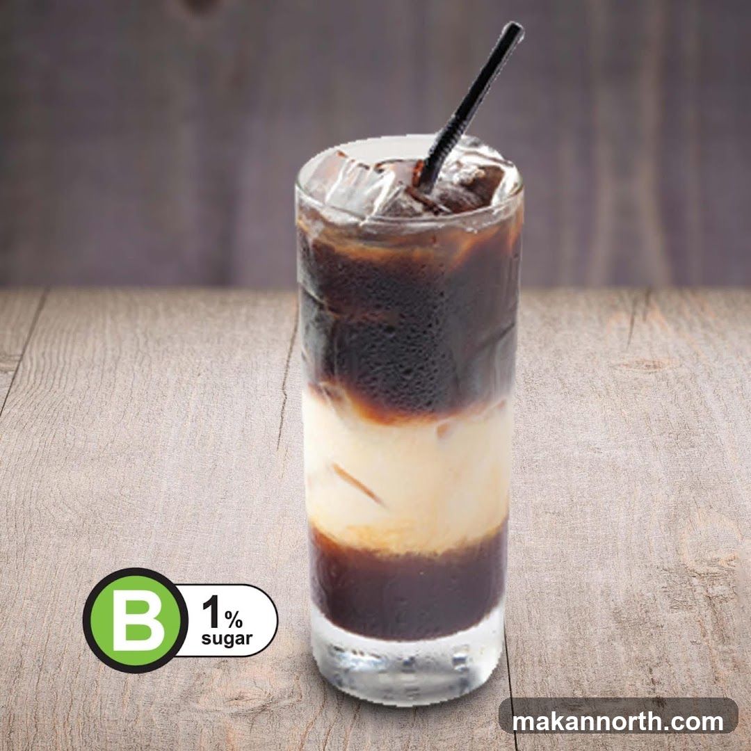 Iced Coffee with 1% Sugar