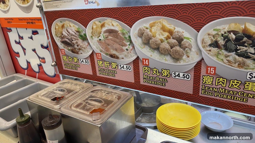 Porridge Menu