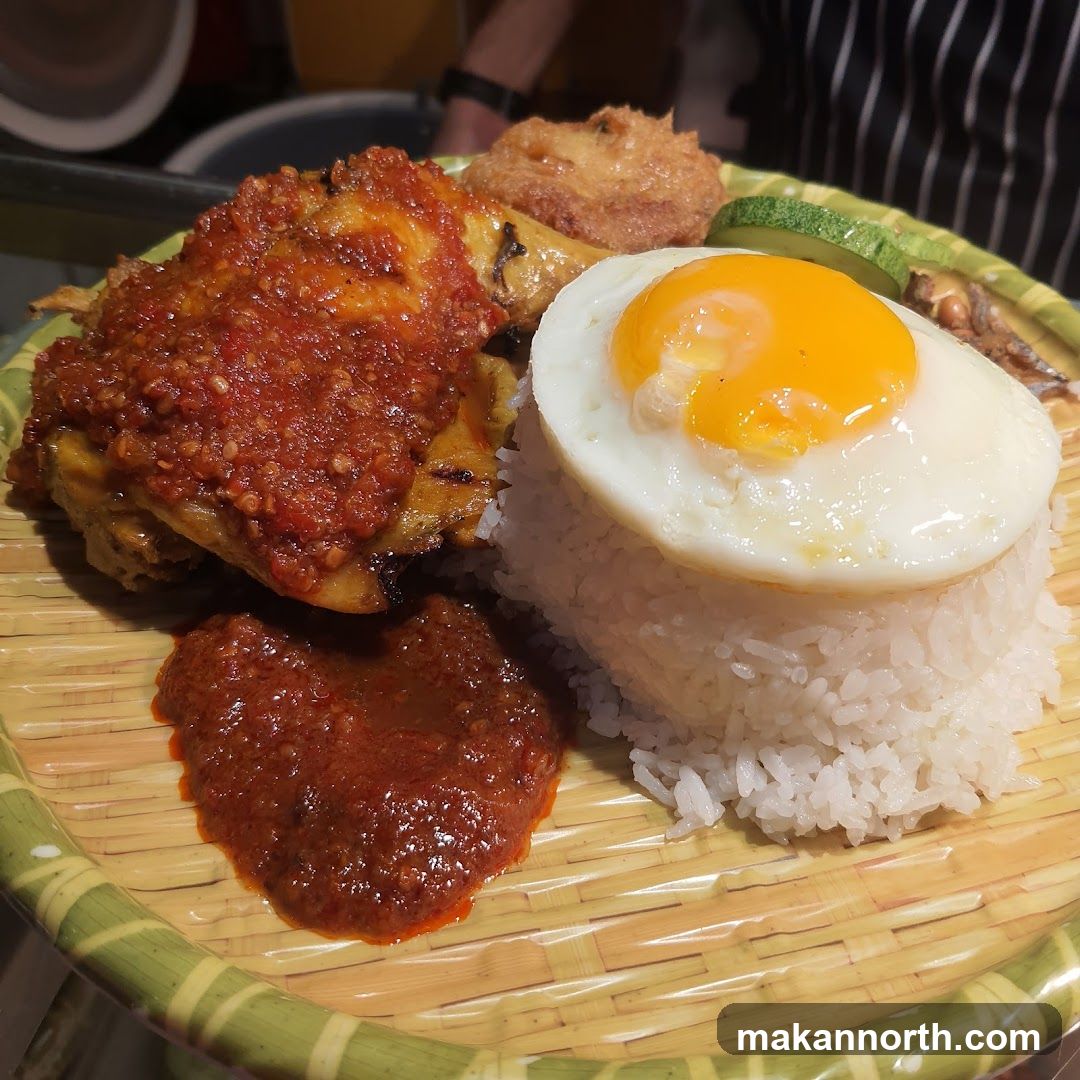 Nasi Lemak with Fried Egg
