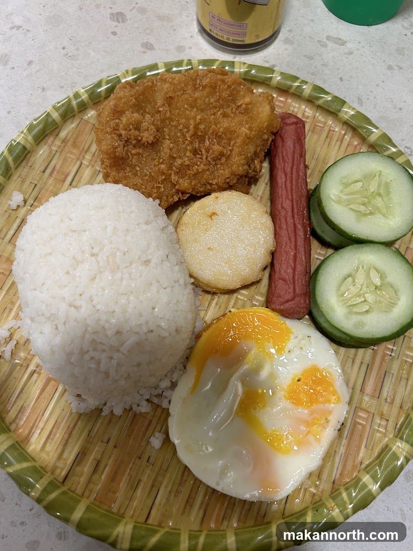 Fried Chicken Rice Plate