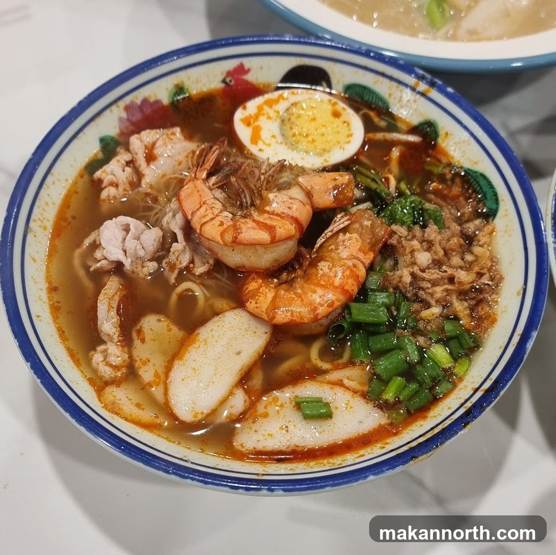Noodle Soup with Shrimp
