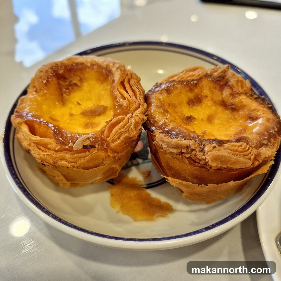 Two Portuguese Egg Tarts