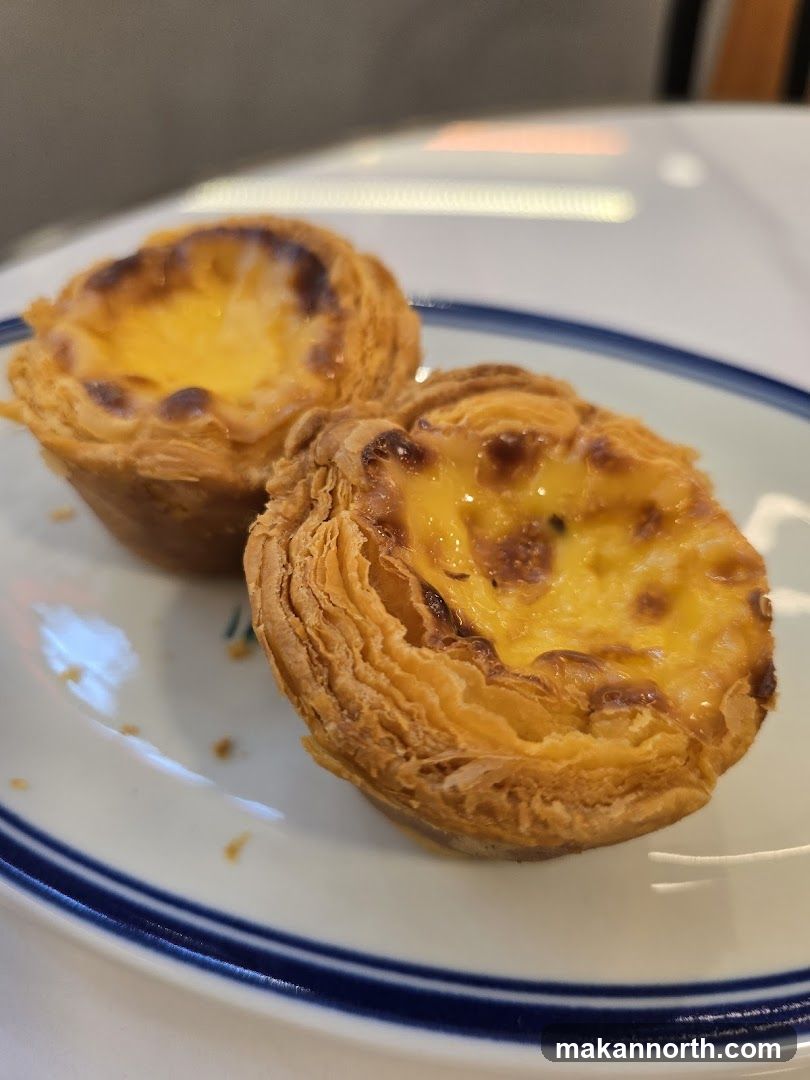 Two Portuguese Custard Tarts