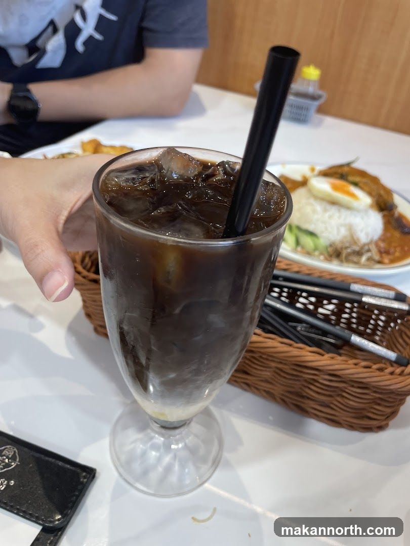 Iced Coffee with Food