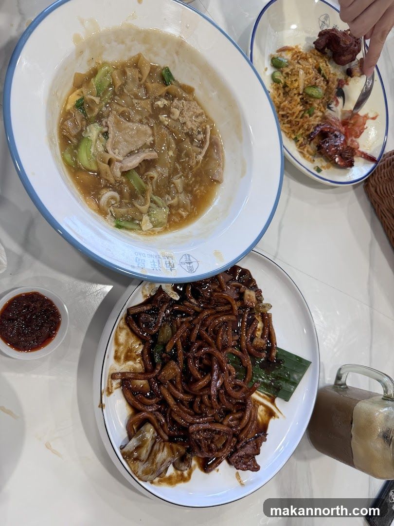 Food spread on a table