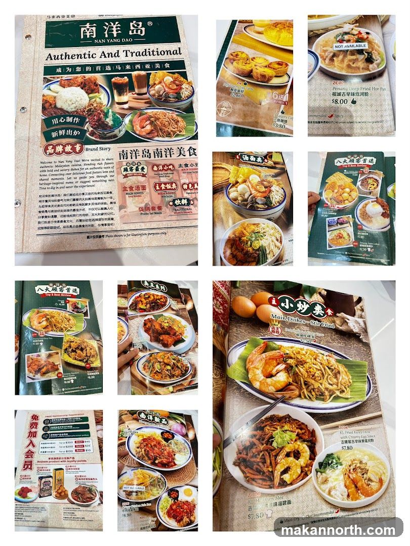Nan Yang Dao Authentic And Traditional Menu