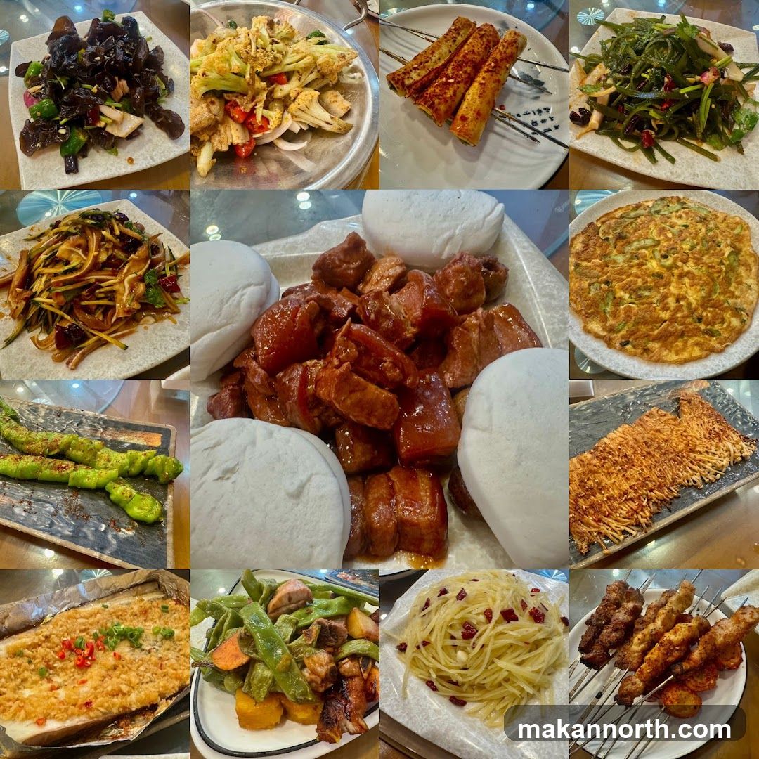 Collage of Chinese Dishes
