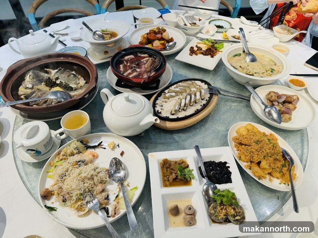 A table full of Chinese dishes