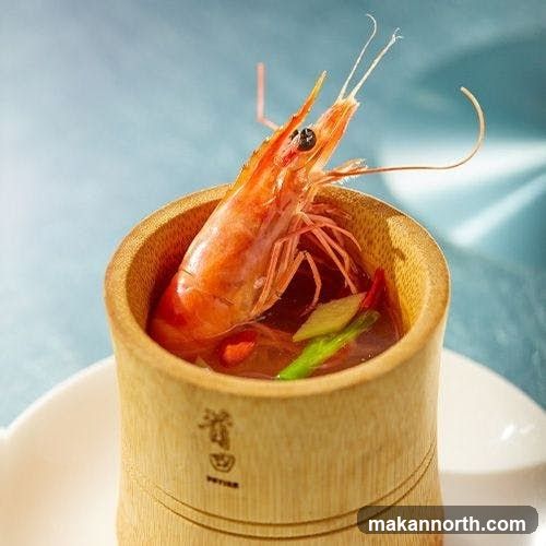 Shrimp in Broth