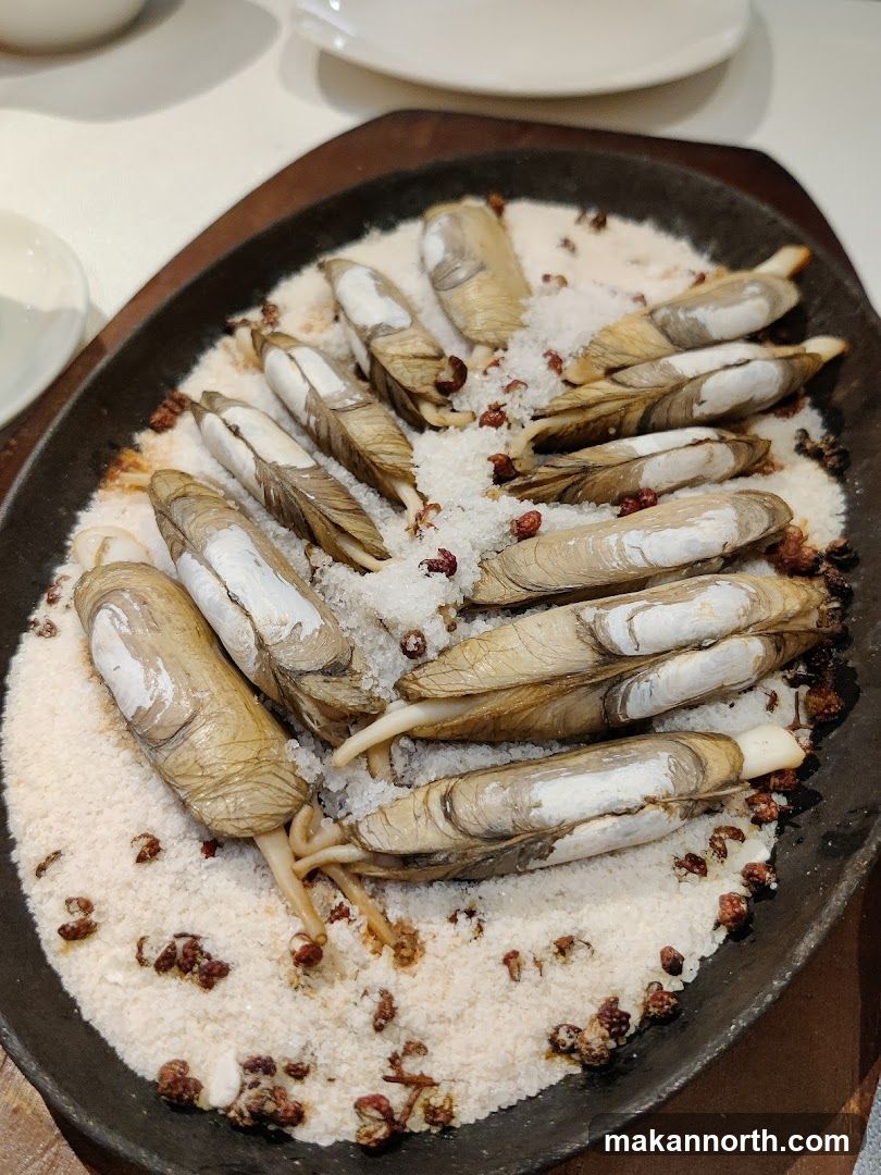 Salt-Baked Razor Clams