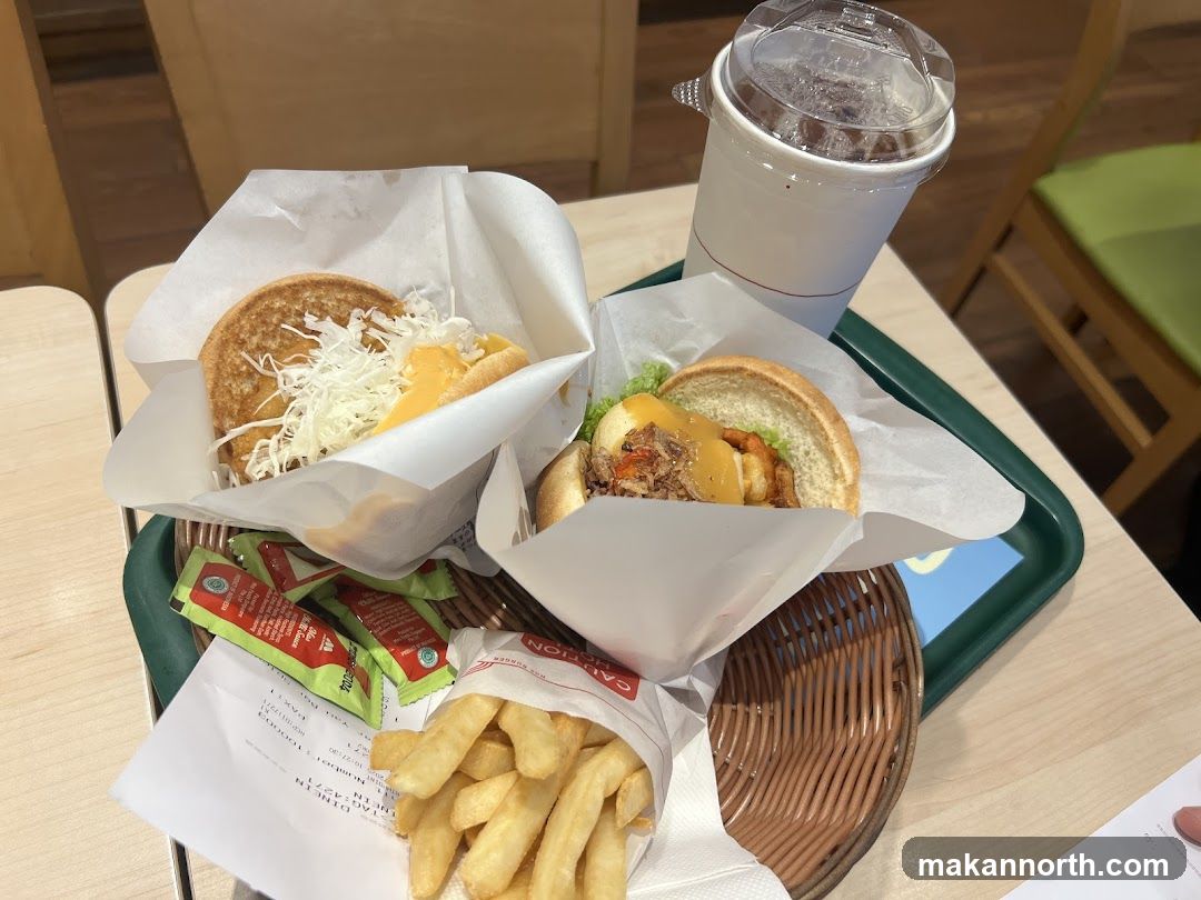 Burgers, Fries, and Drink