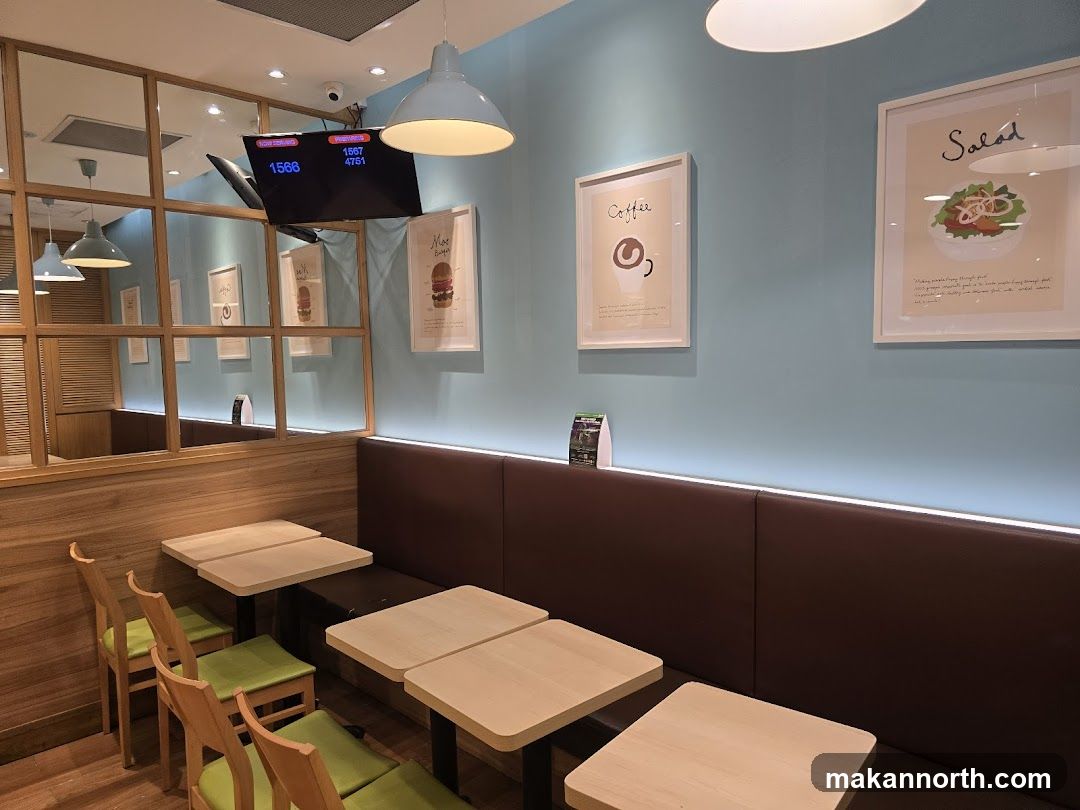 Diner Interior with Tables and Chairs