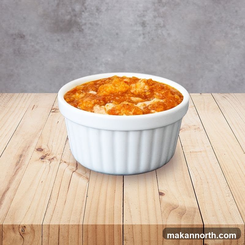 Orange Food in a Ramekin