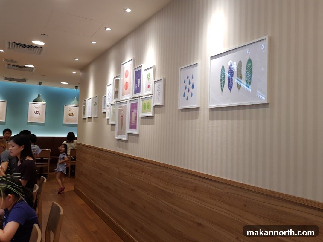 Restaurant Interior with Artwork