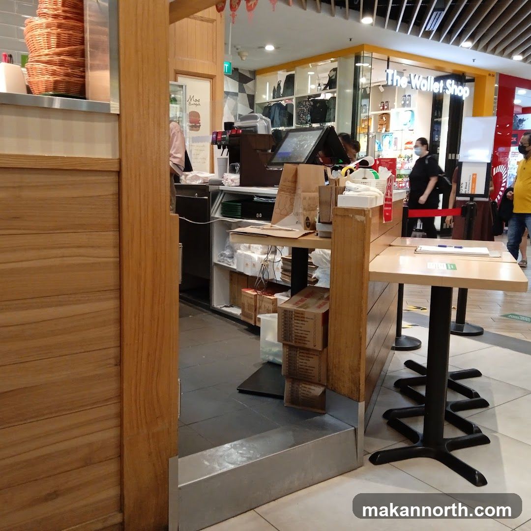 Restaurant Counter and Seating Area