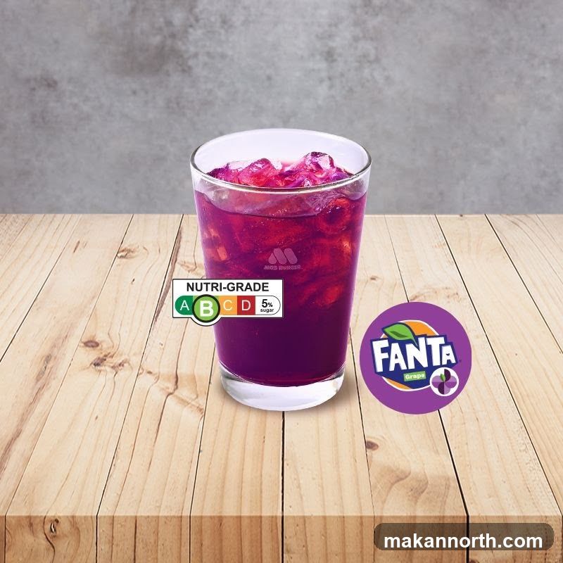 Grape Fanta with Nutri-Grade Label