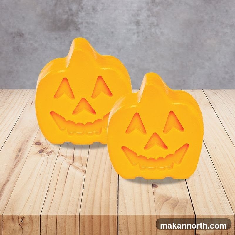 Two Halloween Jack-o'-lanterns