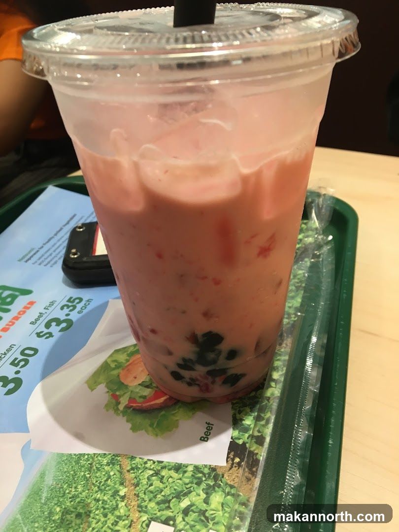 Pink Bubble Tea