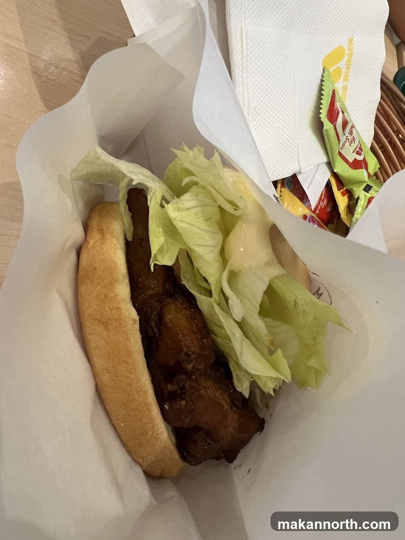 Burger with Lettuce and Sauce