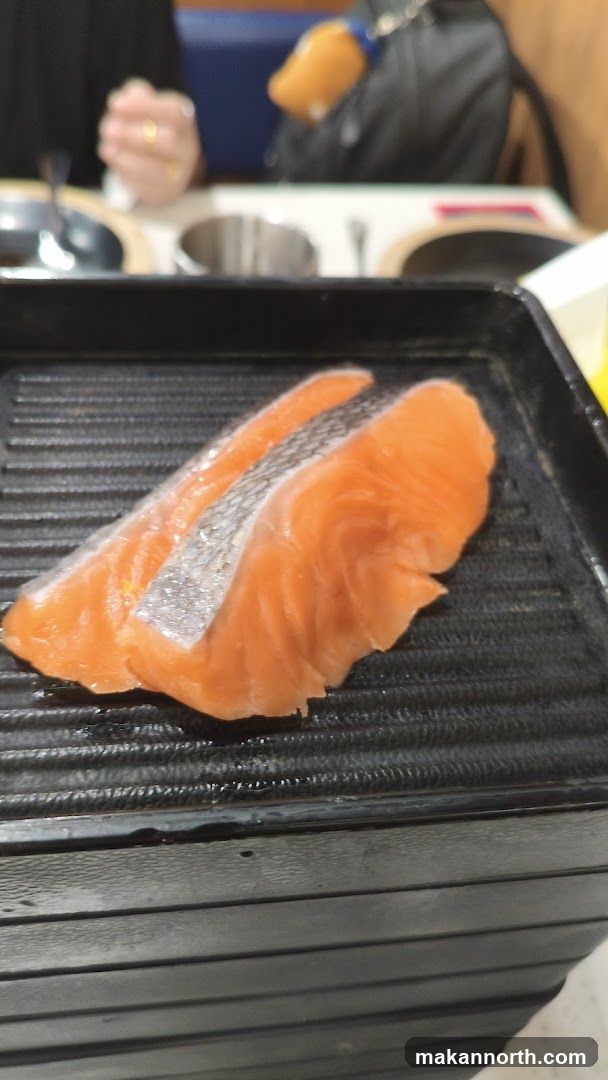 Salmon Fillets on a Grill Tray