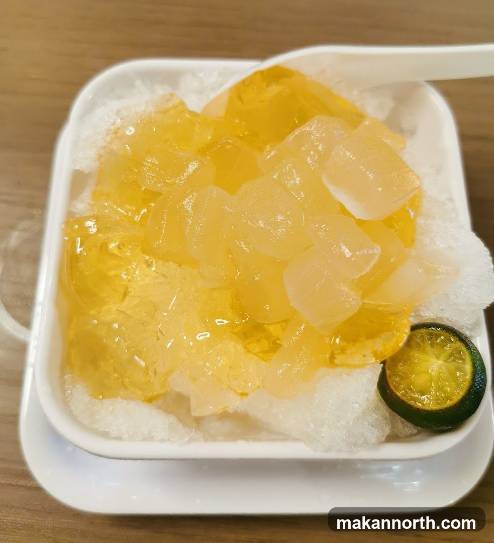 Dessert with Jelly and Lime