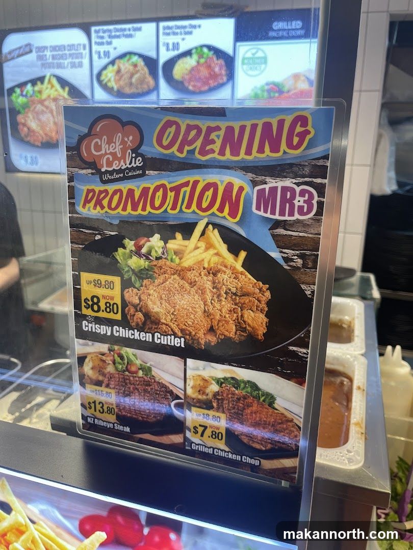 Chef Leslie Western Cuisine Opening Promotion