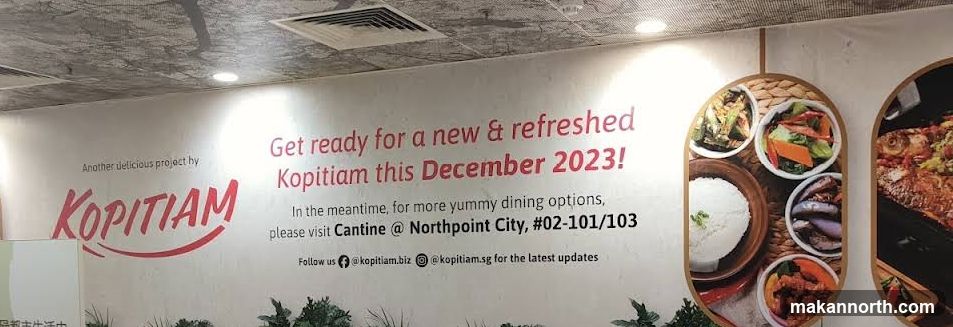 Kopitiam Announcement