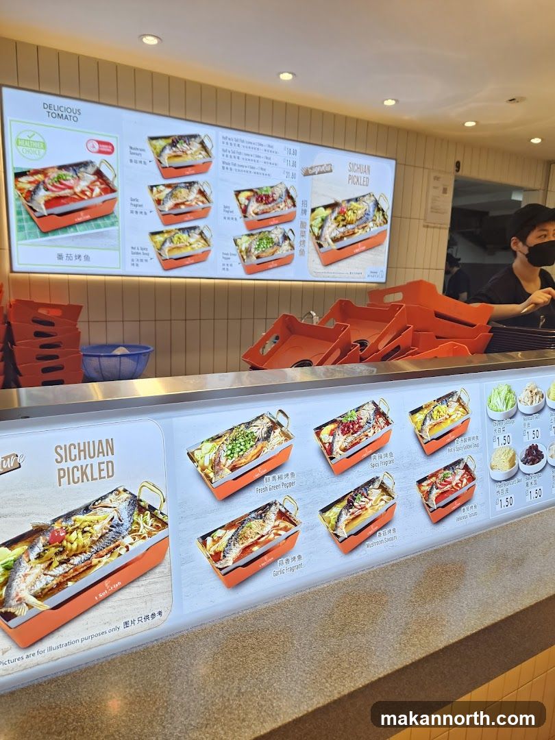 Sichuan Pickled Fish Menu