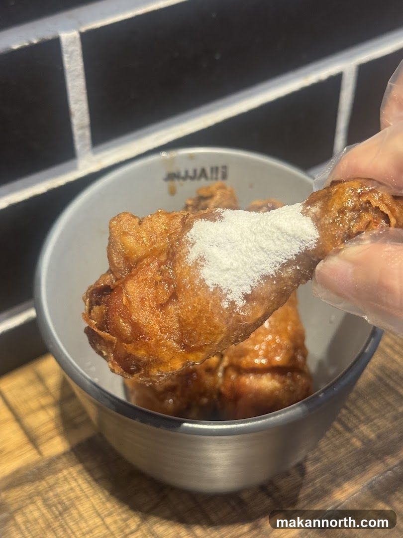 Fried Chicken Drumstick with Powder