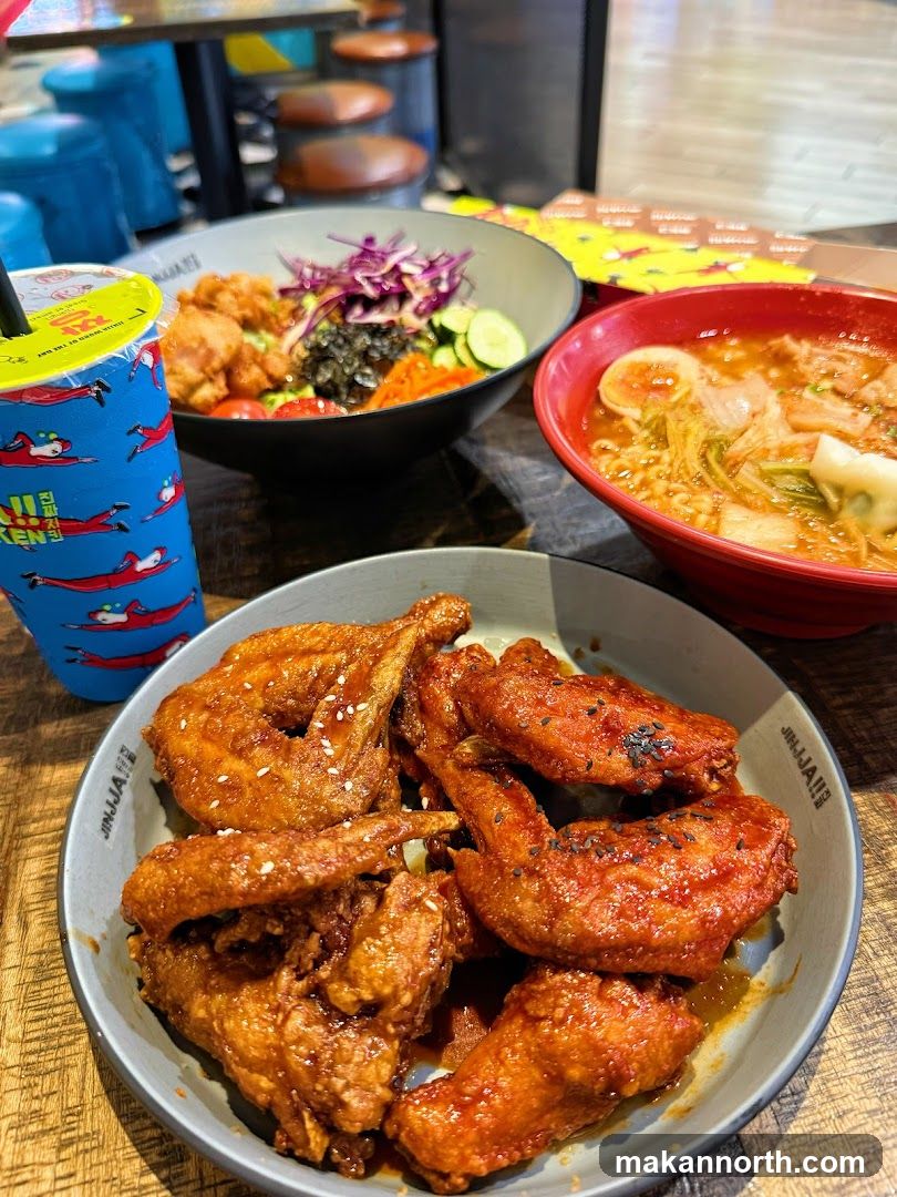 Korean Fried Chicken and Ramen