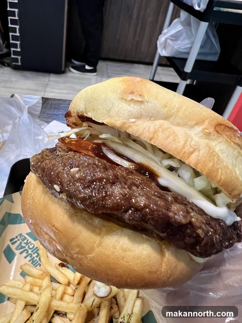 Burger and Fries
