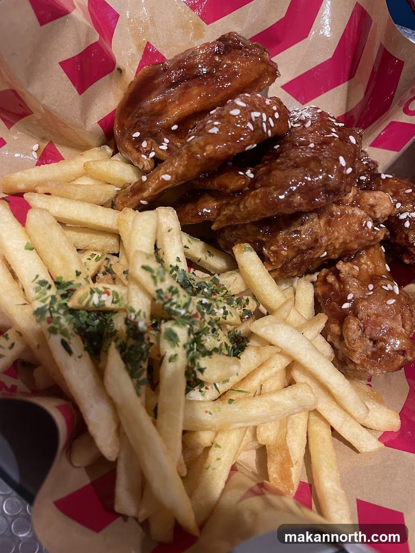 Chicken Wings and Fries