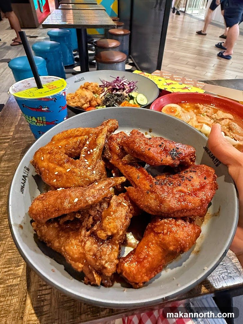 Fried Chicken and Noodles