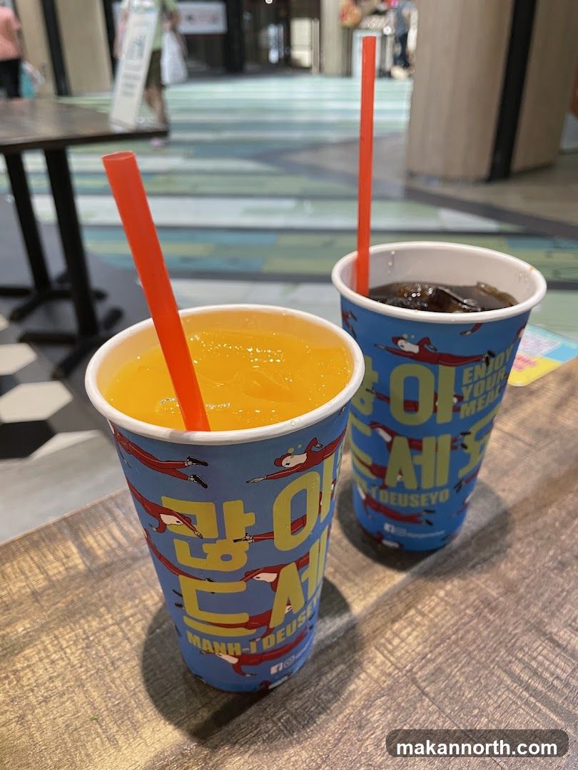Two Drinks with Straws