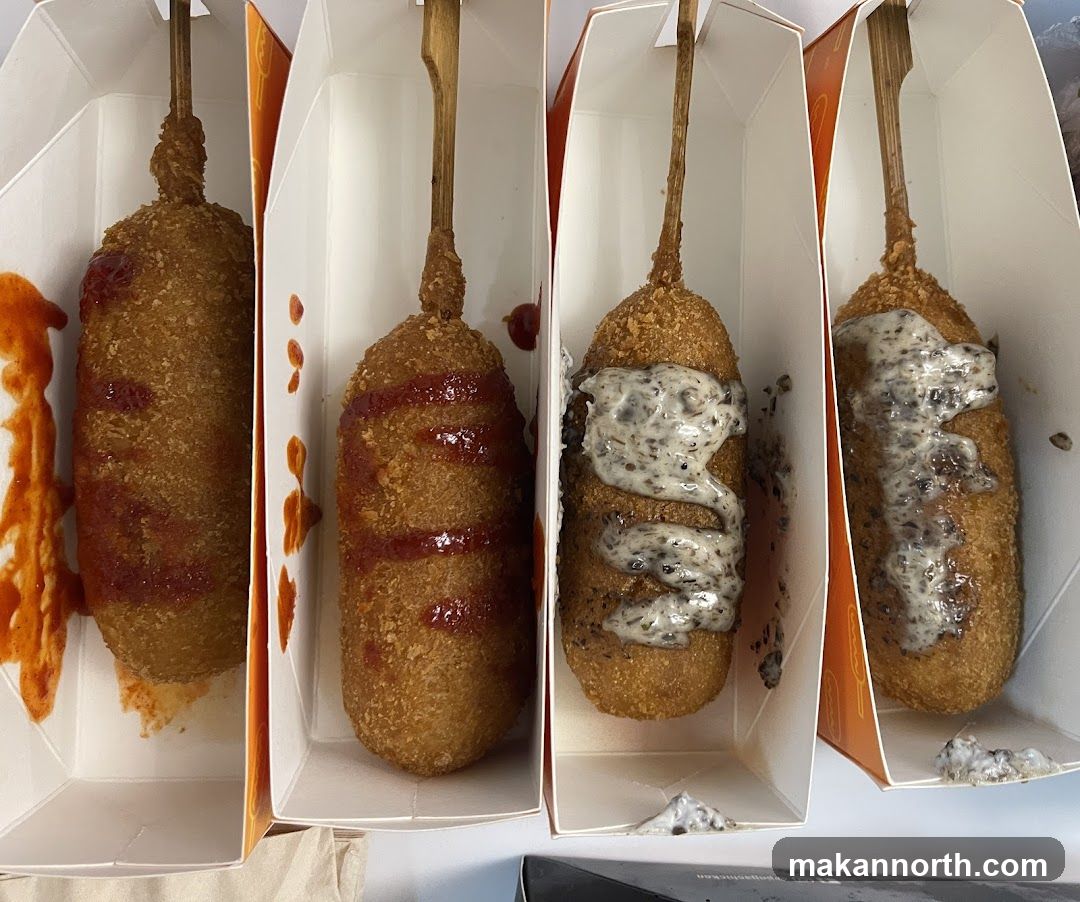 Four Corn Dogs