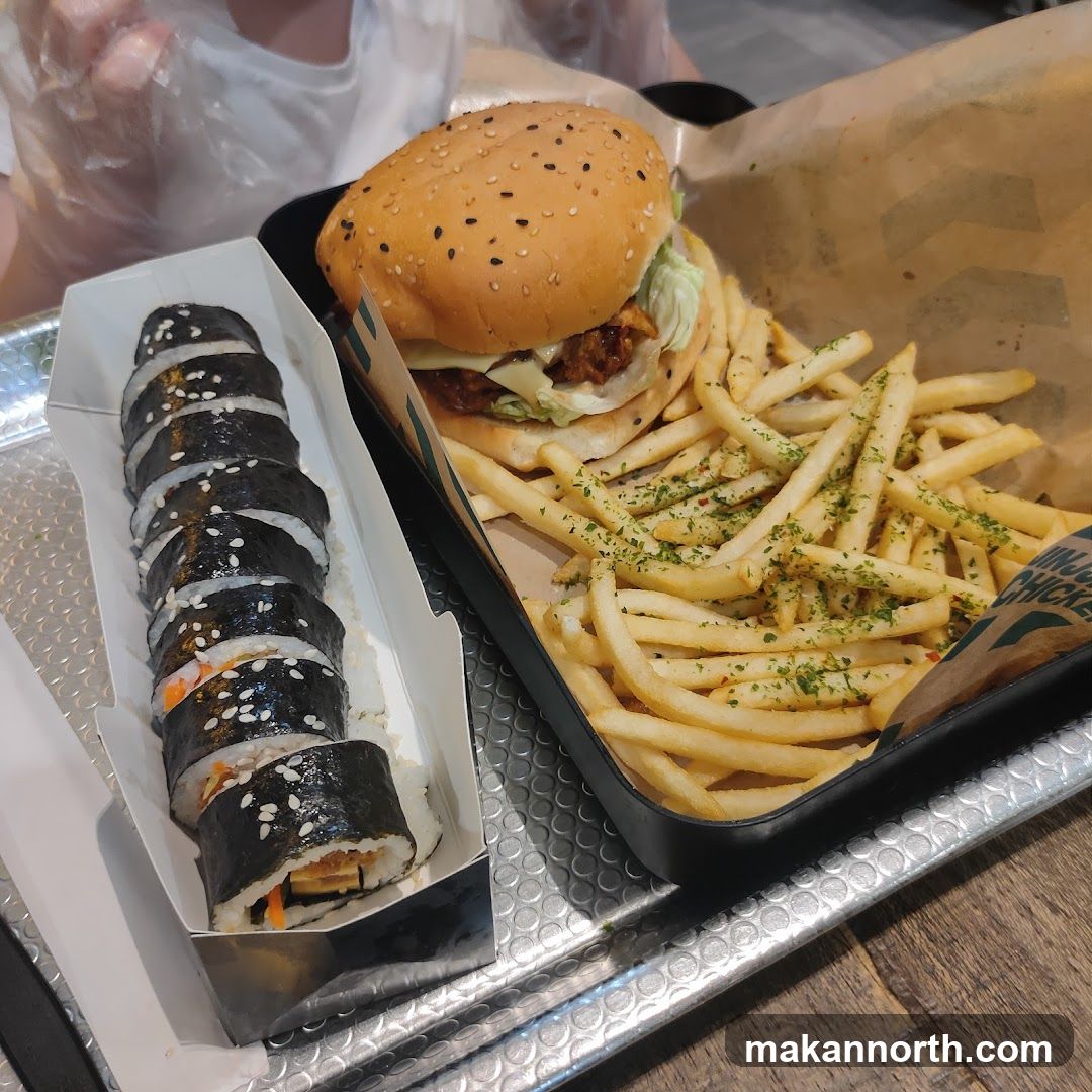 Burger and Kimbap