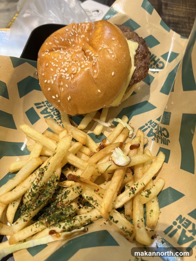 Burger and Fries