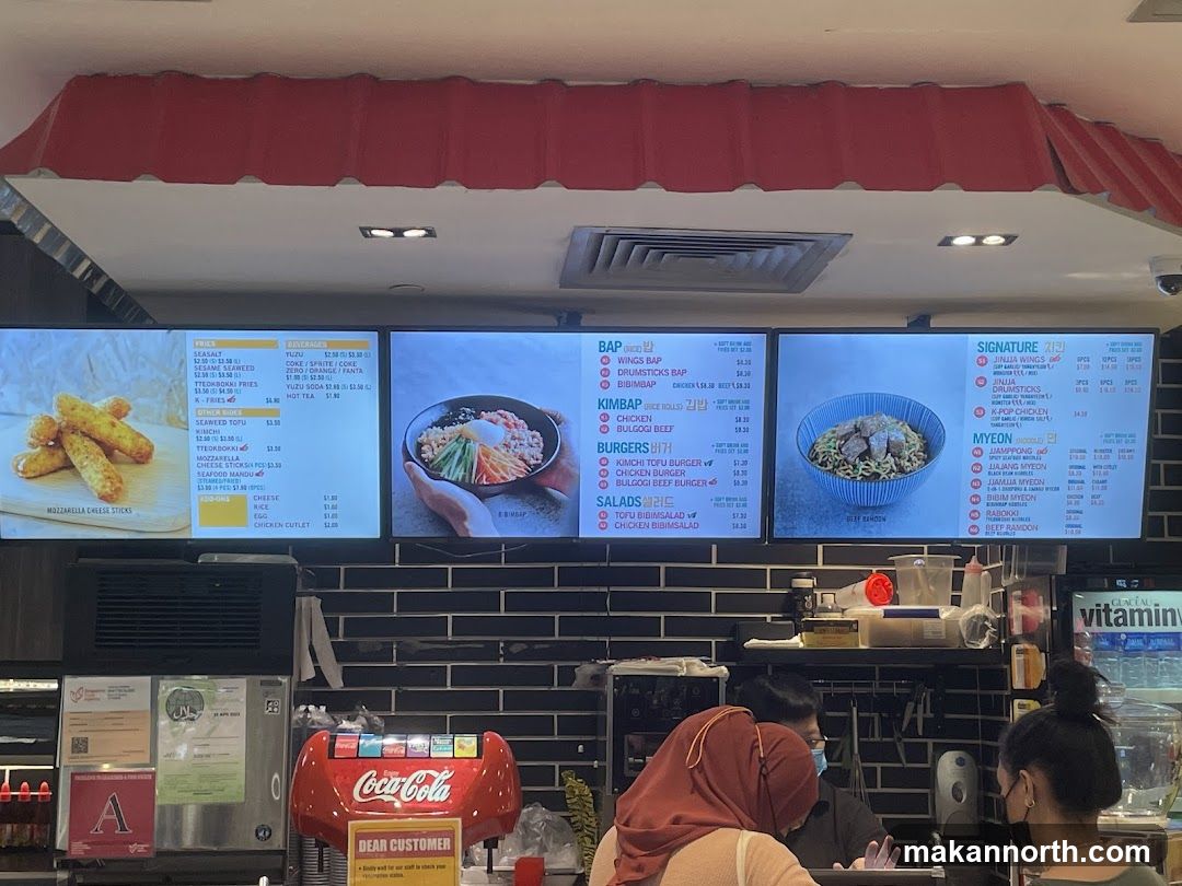 Korean Restaurant Menu