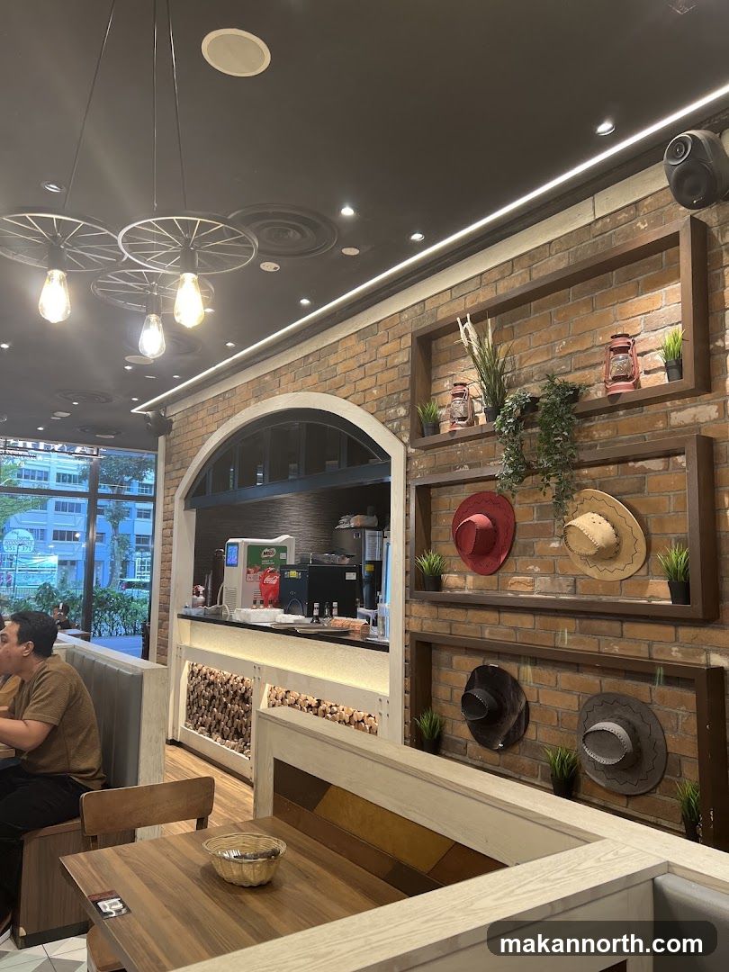 Restaurant Interior with Western Decor