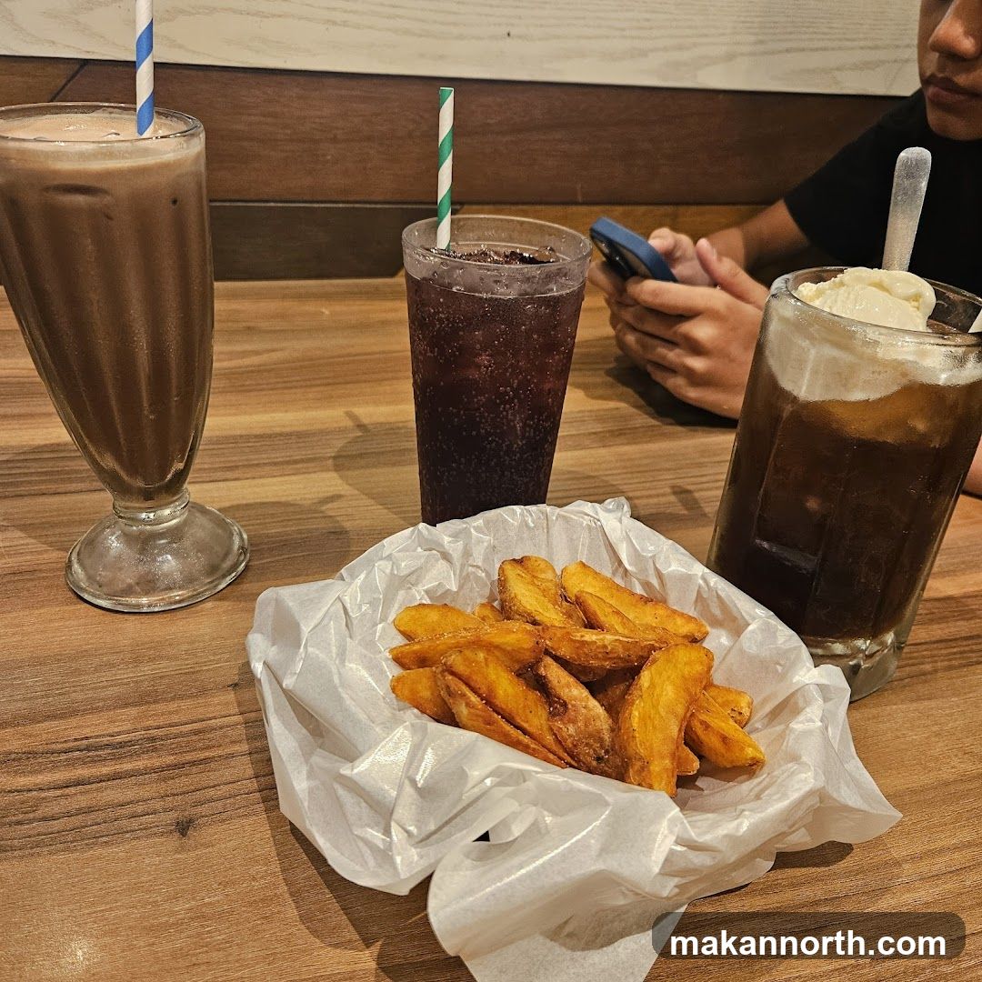 Food and Drinks on a Table