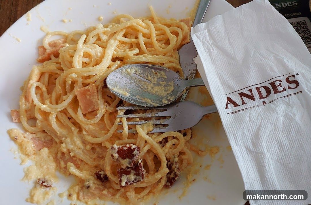 Spaghetti with Ham and Cream Sauce